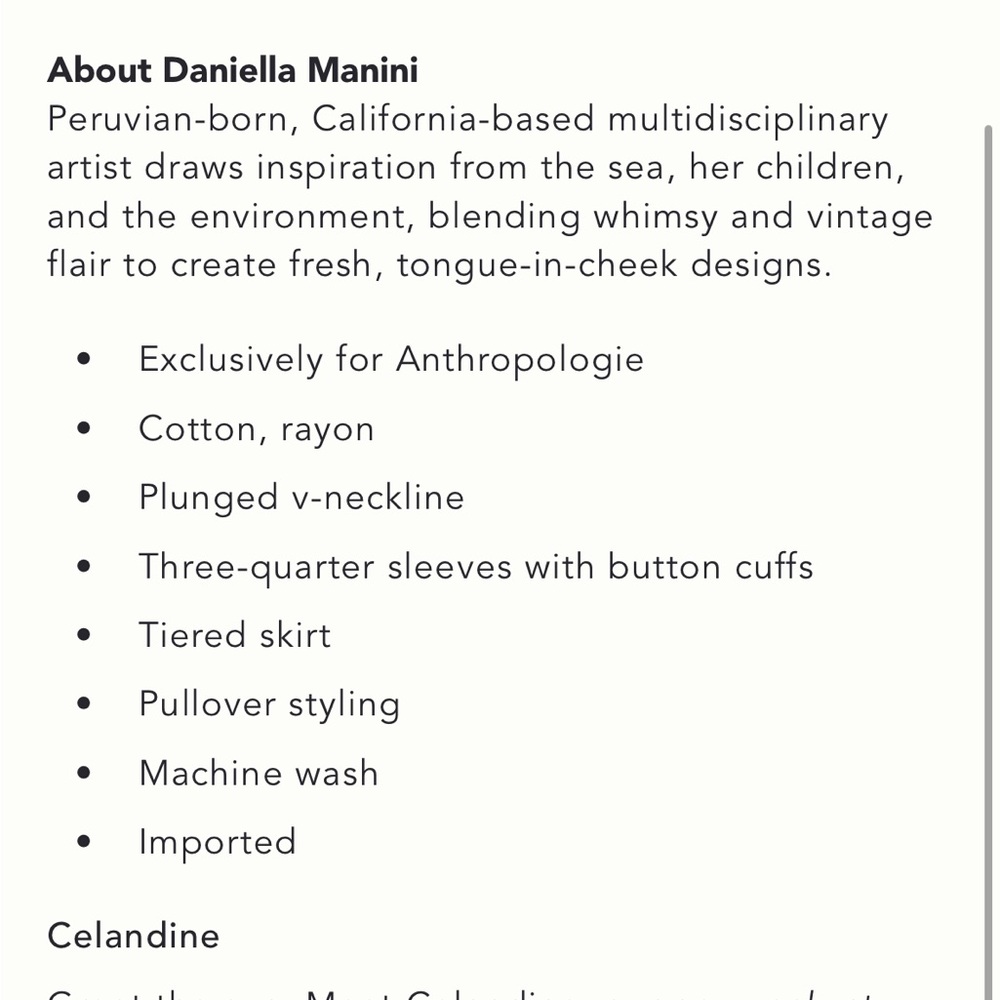 The Carolita Printed Tiered Shirt Dress by Celandine: Daniella Manini Edition - Picture 14 of 14